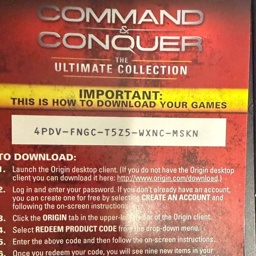 EA Command & Conquer: The Ultimate Collection - PC Game (Black)